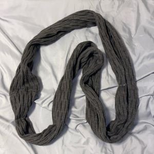 Grey infinity scarf